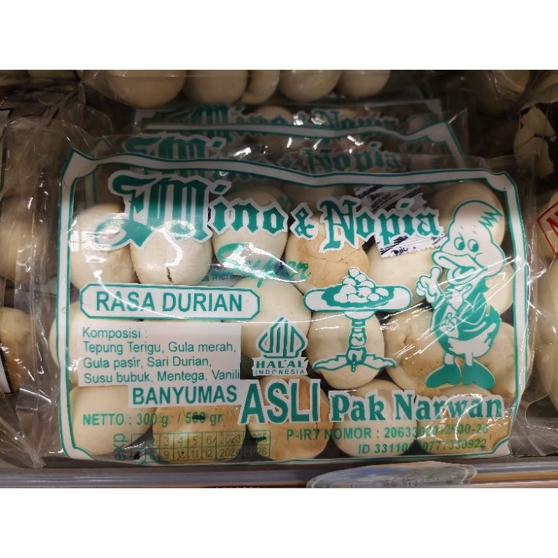 

mino & nopia super 300gr rasa durian
