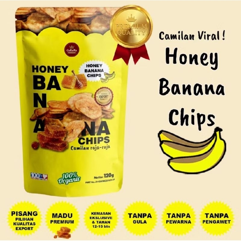

Carara Keripik Sehat Pisang Madu / Honey Banana Chips 260g