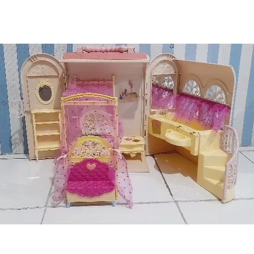 rumah koper barbie preloved mattel