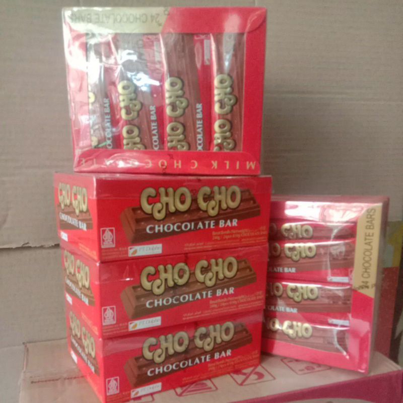 

CHO CHO Chocolate Bar 1 Box isi 24 pcs
