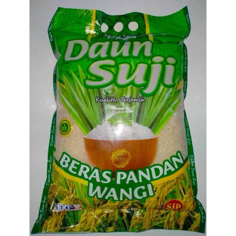 

Beras Daun Suji Pandan Wangi Asli Cilamaya Kwalitas Premium sangat enak dan pulen 1 Kg