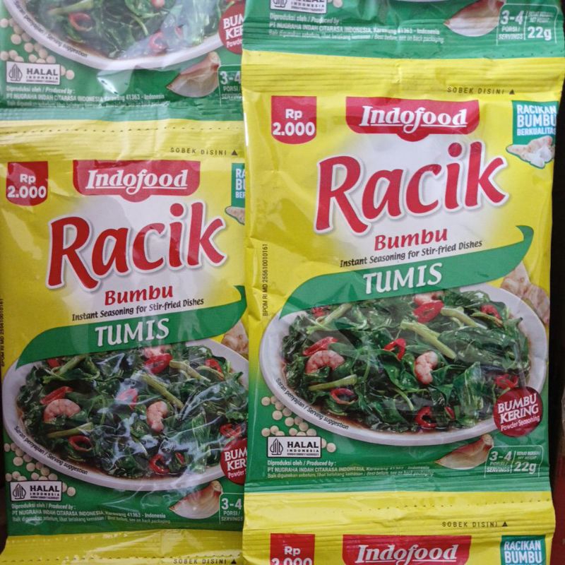 

Racik Bumbu Tumis 22g Renteng