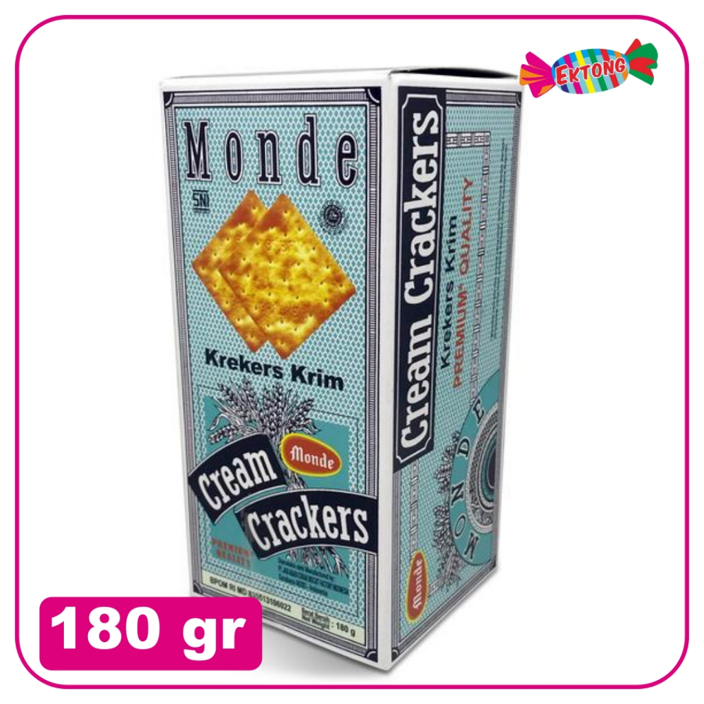 

MONDE CREAM CRACKERS 180GR - KREKERS KRIM