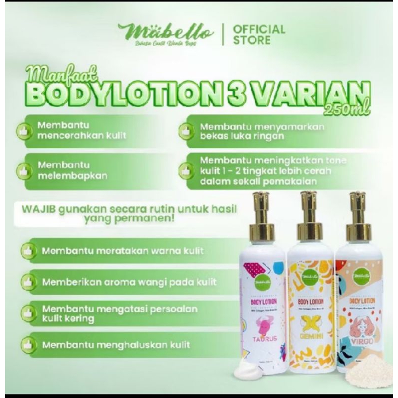 body lotion mabello