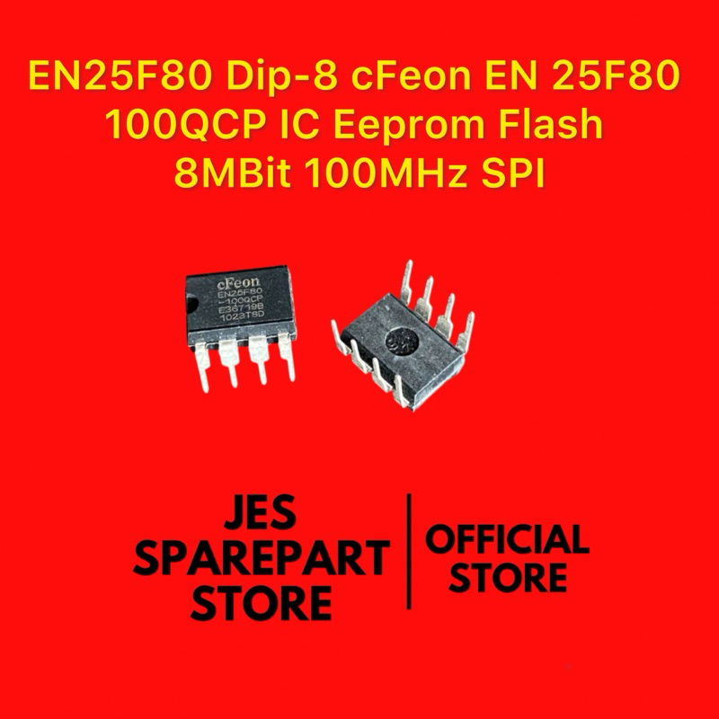 EN25F80 Dip-8 cFeon EN 25F80 100QCP IC Eeprom Flash 8MBit 100MHz SPI
