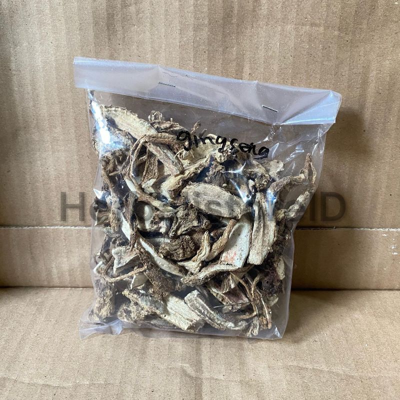 

Gingseng kering kemasan 100gram asli berkhasiat Gingseng