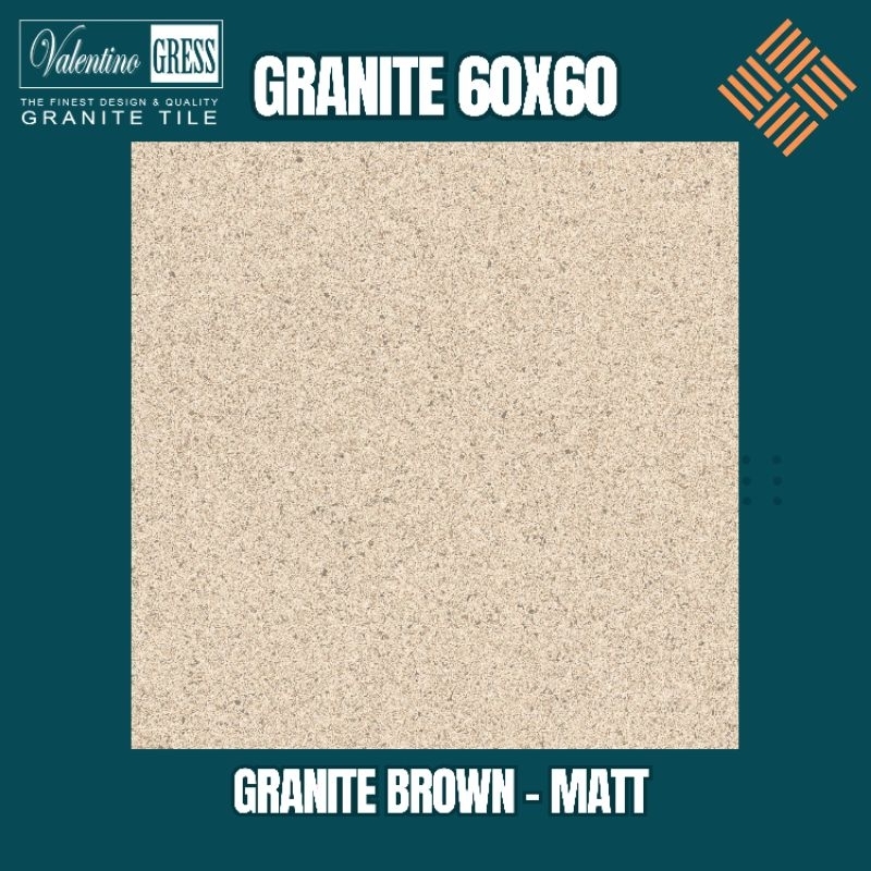 GRANITE 60X60 GRANITE BROWN | MATT | VALENTINO GRESS