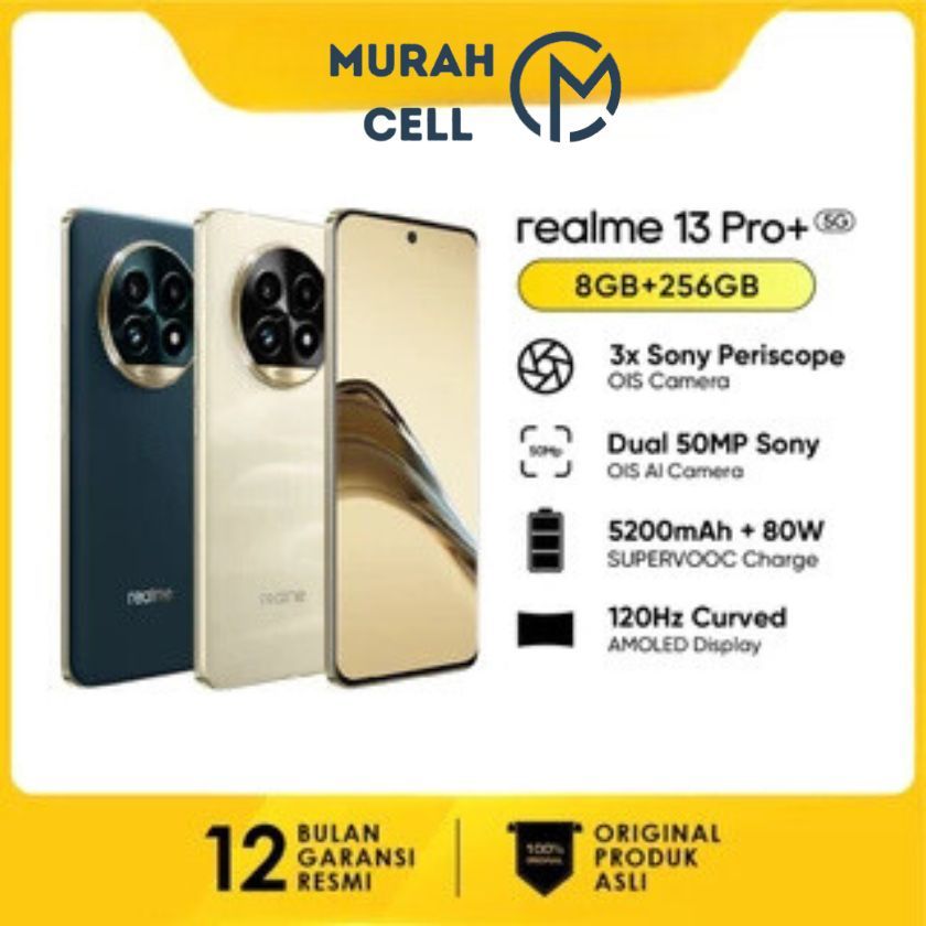 REALME 13PRO 5G SERIES (REALME 13PRO 5G 12+12/256 -- REALME 13PRO+ 5G 12+12/512)  GARANSI RESMI INDO