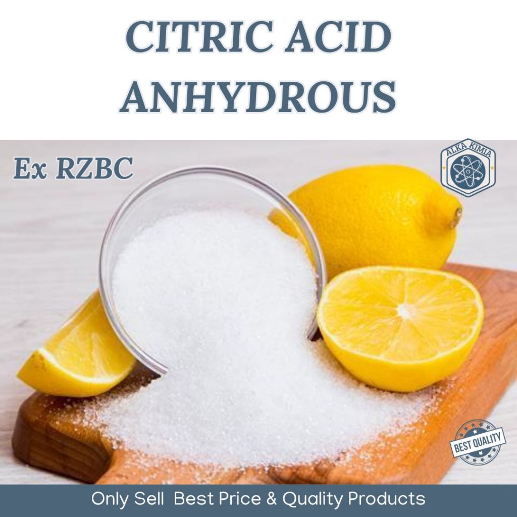 

Asam Sitrun Anhidrat 1kg / Citric Acid Anhydrous Ex RZBC / Asam Sitrat Food Grade