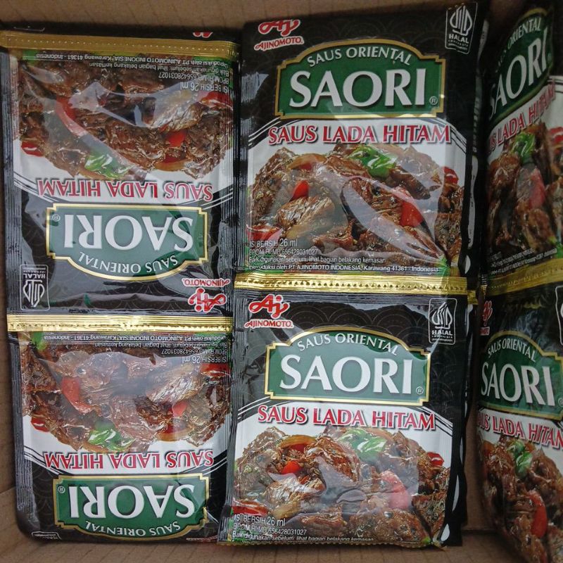 

Saus Oriental Saori Saus Lada Hitam (Renteng)
