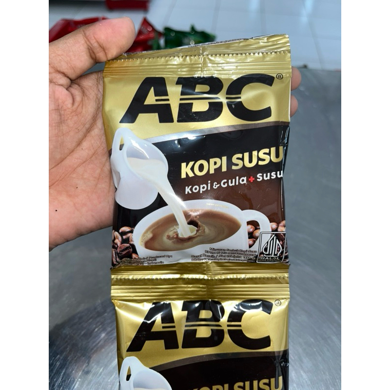 

kopi ABC KOPI SUSU per renteng isi 10x30g