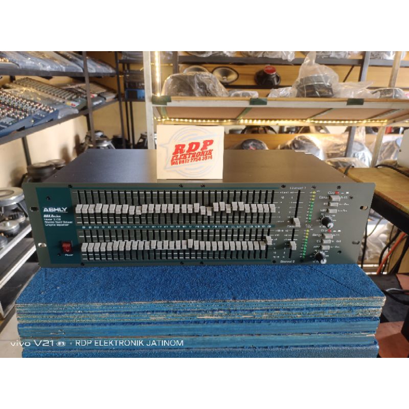 EQUALIZER ASHLY GQX 3102