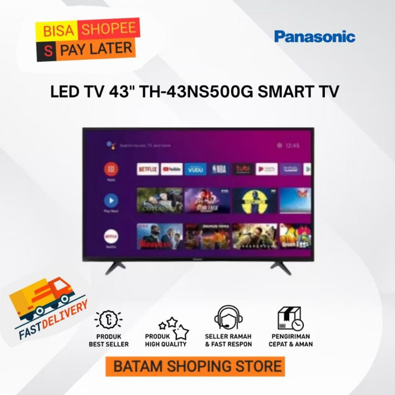 SMART TV PANASONIC 43 INCH LED TV TH-43NS500G GARANSI RESMI