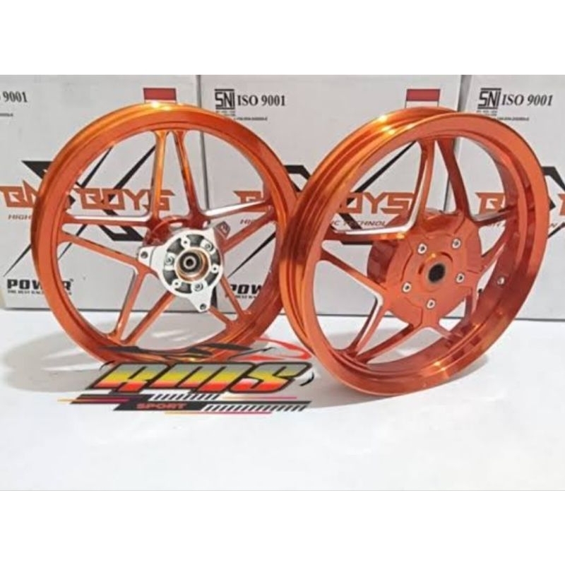 velg racing mio karbu, mio soul karbu, fino karbu power type bad boys (185-14 & 215-14)