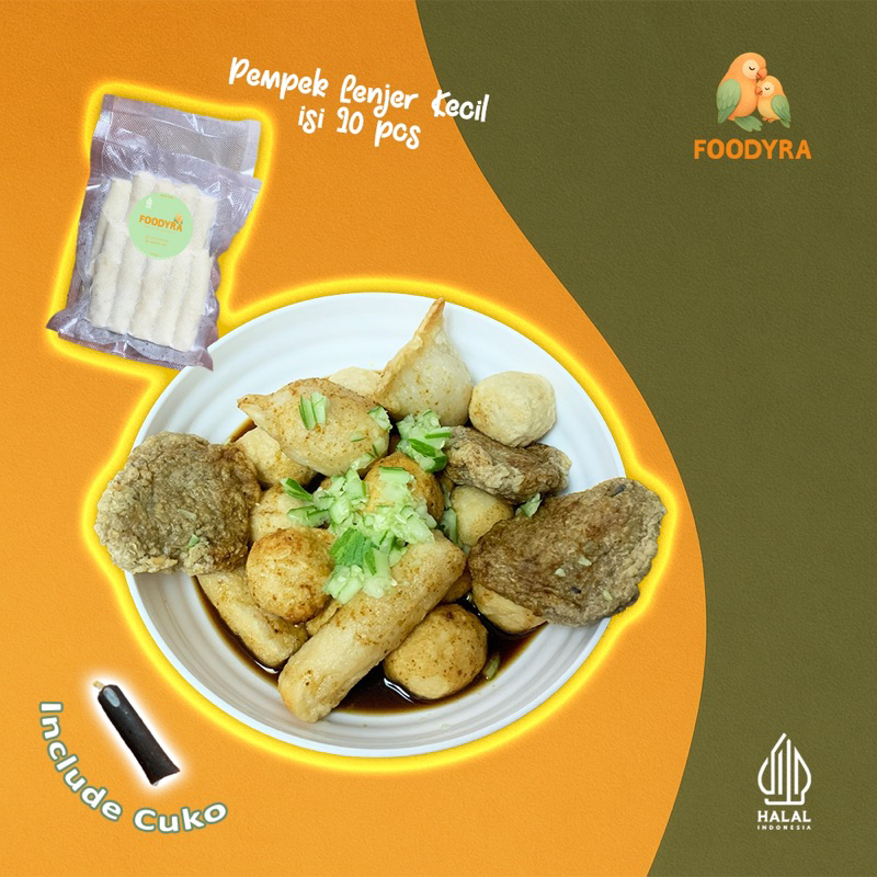 

Pempek Foodyra - Lenjer Kecil isi 10 pcs [ ASLI Palembang ]