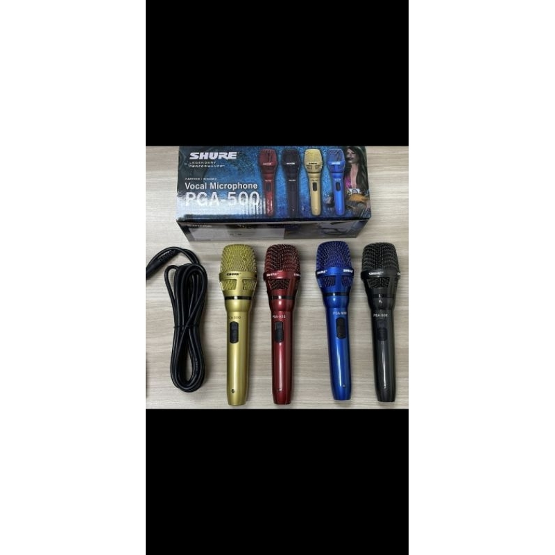 mic vocal shure pga500