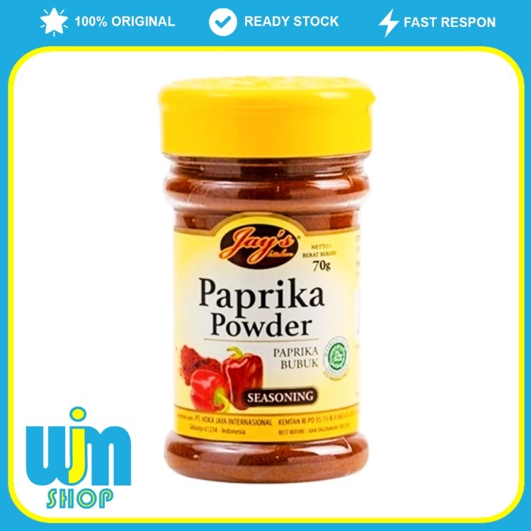 

Jay’s Paprika Powder Bubuk 70gr | Paprika Bubuk Halus Premium