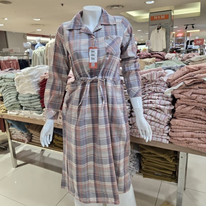 Triset tunik wanita motif stripe big sale S-Xl