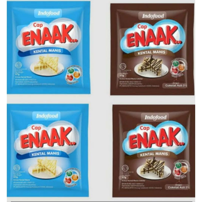 

Susu enak sachet putih dan cokelat/susu enak renceng isi 6 sachet