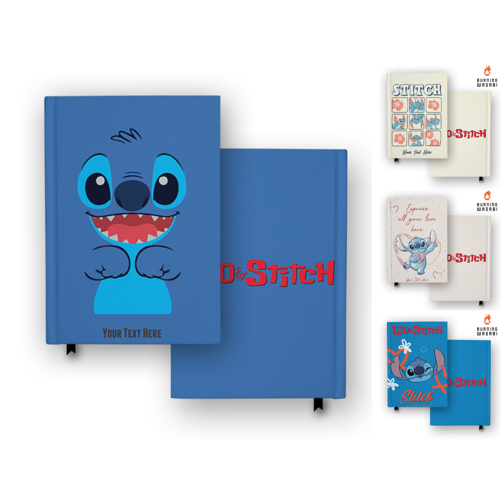 

Buku Catatan Lilo Stitch Disney Couple Hardcover Notebook Custom Sketchbook Nama Agenda Jurnal Diary