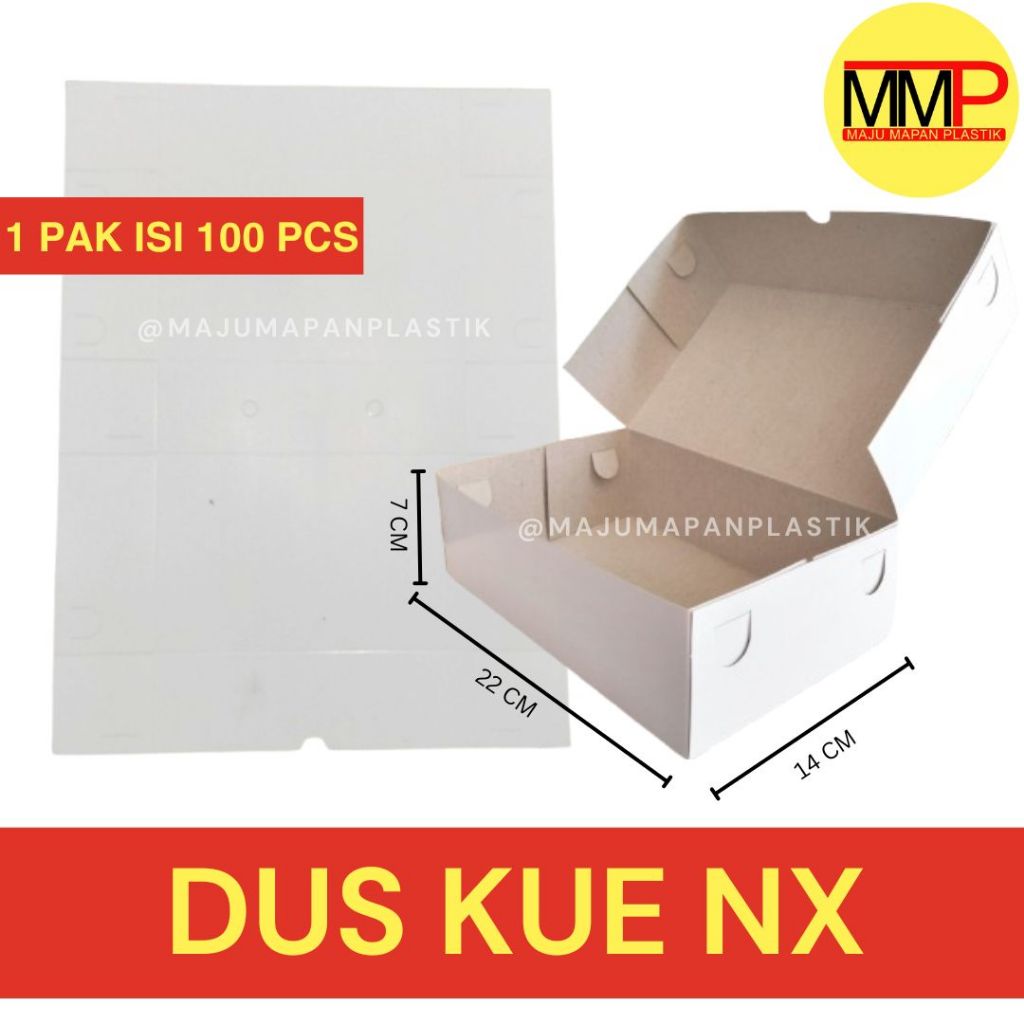 

[100 pcs] Dus Kotak Kue / Kardus Kue Putih atau Coklat Renda / Dos Kotak Makanan