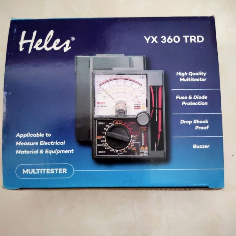 Multitester Analog Heles YX 360 TRD Avometer Analog Heles YX 360TRD Multitester Jarum Analog Heles Y