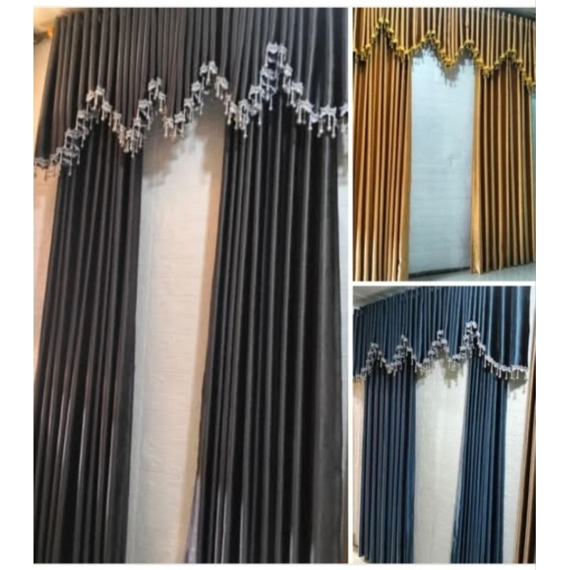 gorden poni pisah //gorden kuputarung//gorden pinti depan