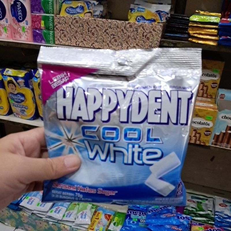 

Permen Happydent Cool White 70 Gram