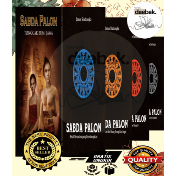 [NEW COVER] TERLARIS PAKET 5 SABDA PALON TONGGAK BUMI JAWA, KISAH NUSANTARA, GEGER MAJAPAHIT