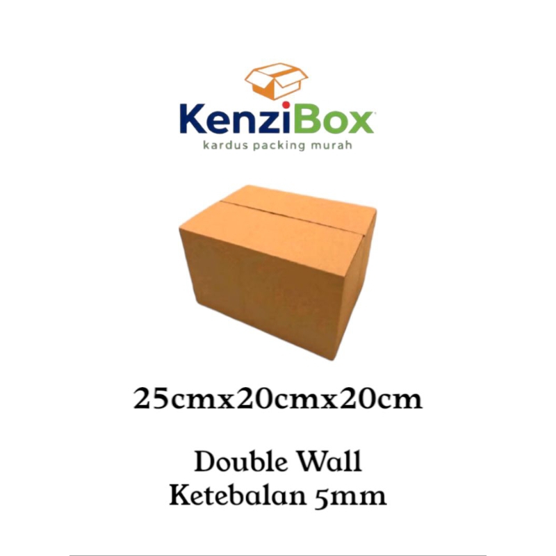 

kardus karton box uk. 25x20x20 Cm Double Wall