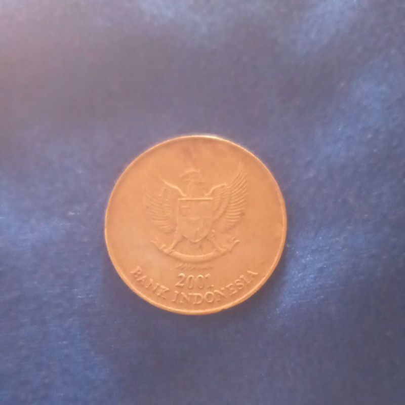 Uang kuno 500 rupiah melati kuning 2001