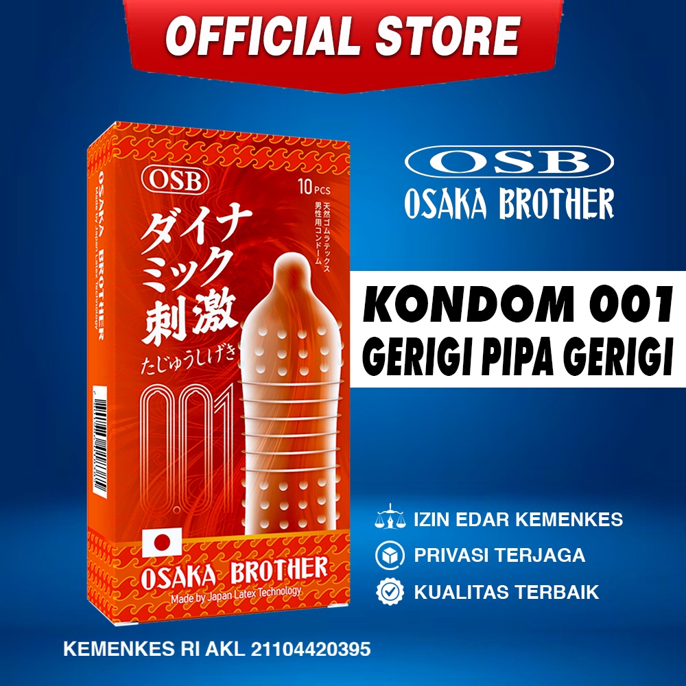 Osb Osaka Brother Condom - Kondom 001 Gerigi Pipa Duri Tahan Lama