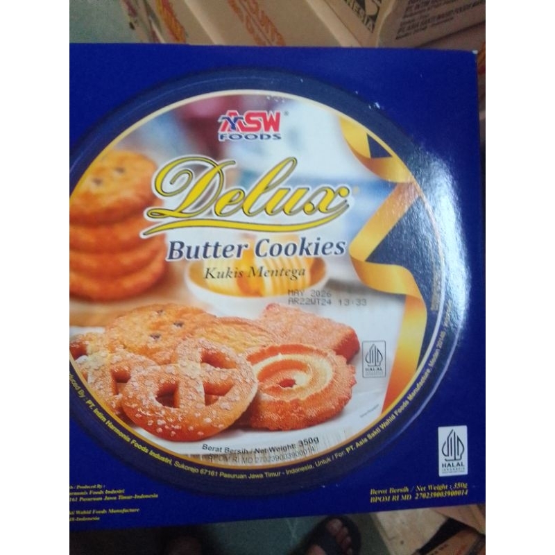 

DElUX BUTER COOKIES 6 TIN 350GR promo kue lebaran
