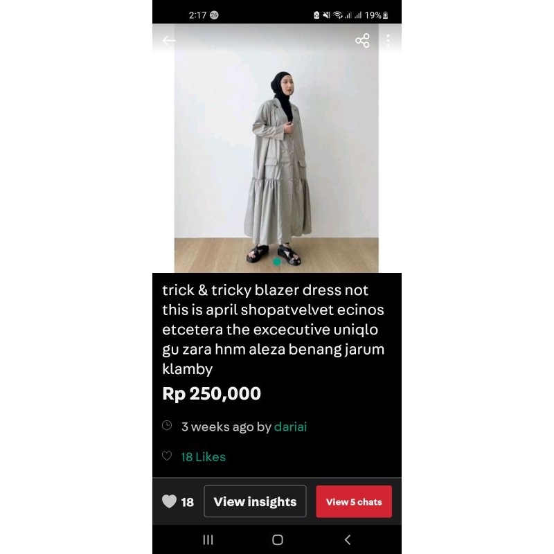 trick n tricky blazer dress