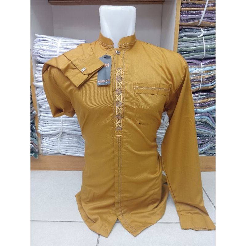YAKIN STORE 1986-Baju muslem desing kuantity-koko bahan katun arabian adem-koko buat lebaran -kemko 