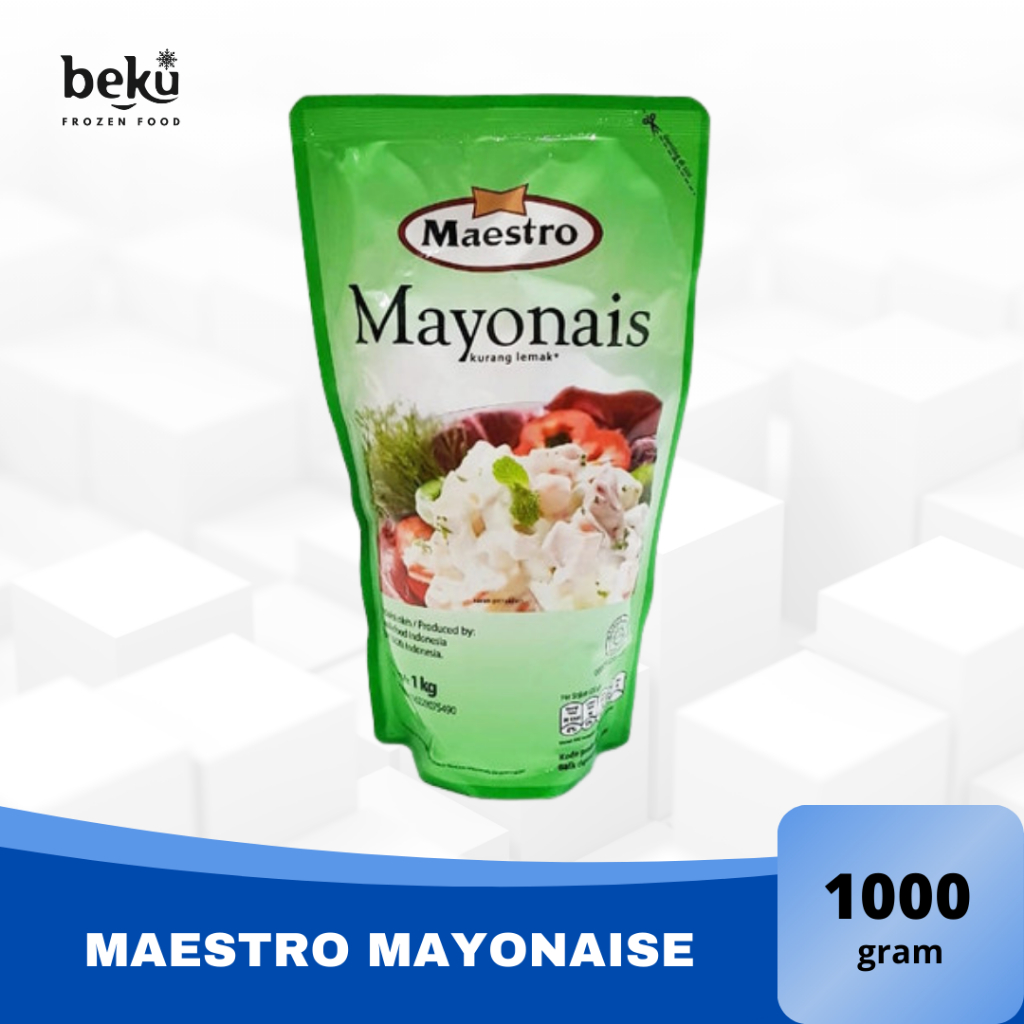 

[SOLO, JATENG] MAESTRO MAYONAIS ORIGINAL - MAESTRO MAYONES ORIGINAL (100g/ 1800g/ 1 Kg)
