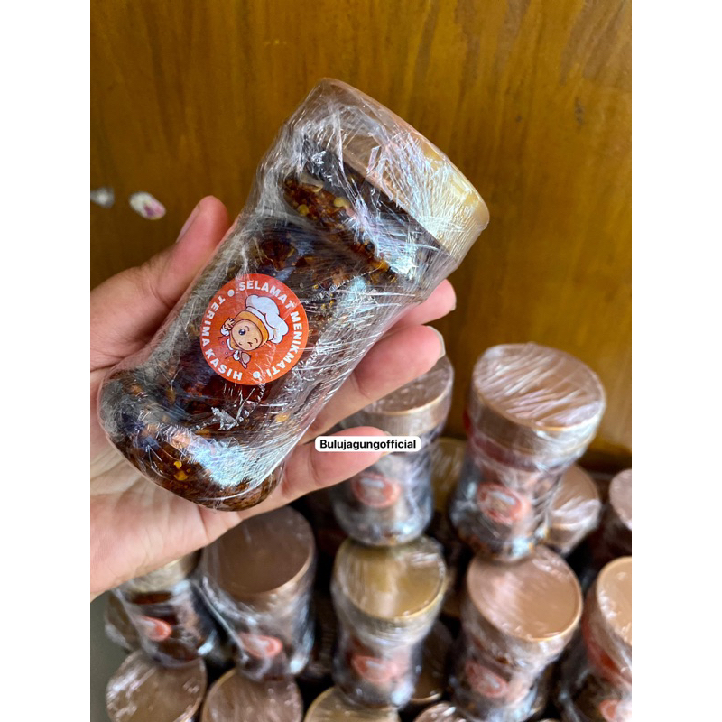 

Chili Oil Kemasan 150 ml Sambal Homemade Halal By Bulujagungofficial