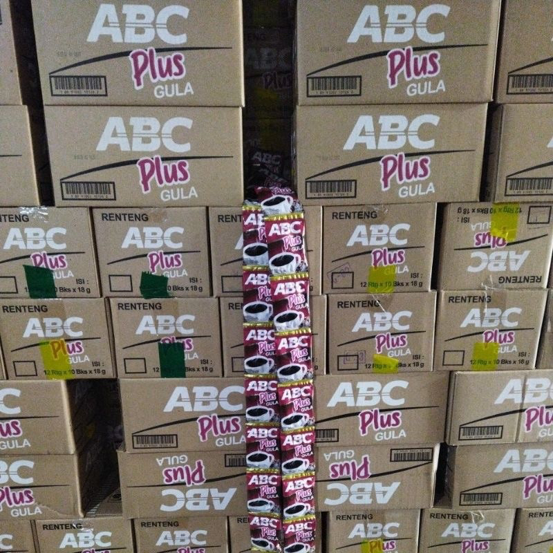 

Kopi ABC Plus Gula / Kopi ABC Plus Gula 1 Dus 12 renteng - MP GROSIR113