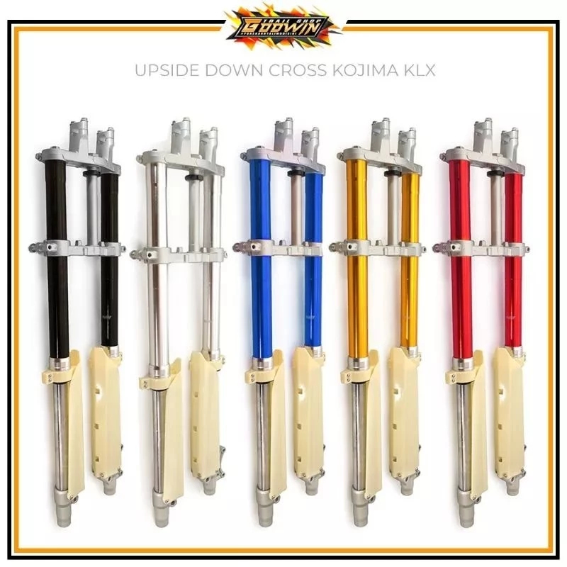 Shock Depan Up side Down Depan Klx 150 Aluminium FULL CNC USD Shockbreaker Up Side Down KLX