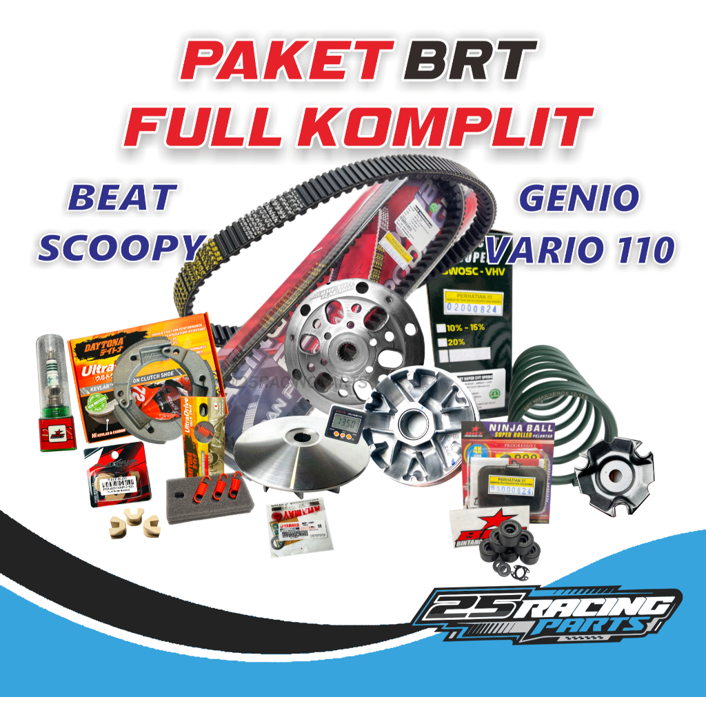 Paket Full Kirian CVT BRT Beat Karbu Spacy Scoopy Karburator KVY KYT BRT Official Online Store Paket