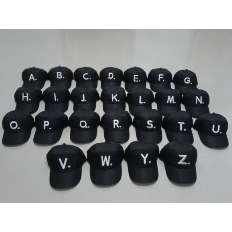 Topi anak inisial A-Z, Topi anak baseball huruf, Topi anak huruf, Topi Anak keren