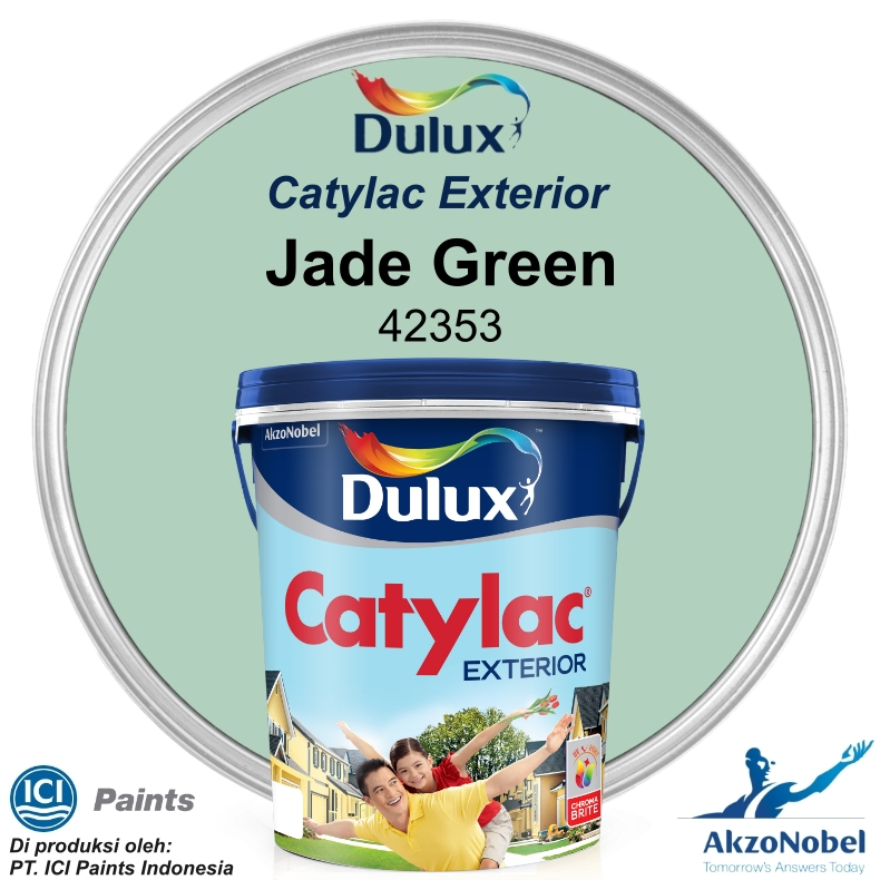 CAT DULUX CATYLAC EXTERIOR 5 KG - JADE GREEN 42353