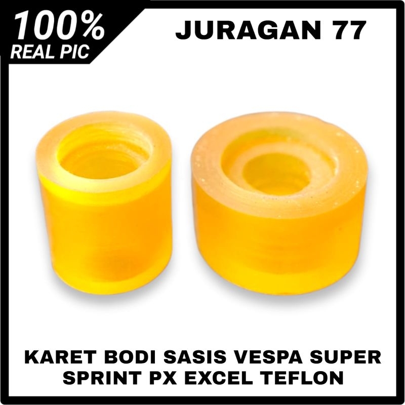 KARET BODI SASIS SET  VESPA SUPER PX SPRIN EXCEL TEFLON