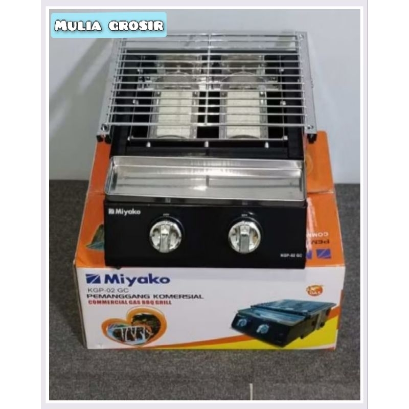 Kompor Panggangan Miyako 2 Tungku KGP 02 Kompor Sosis Miyako