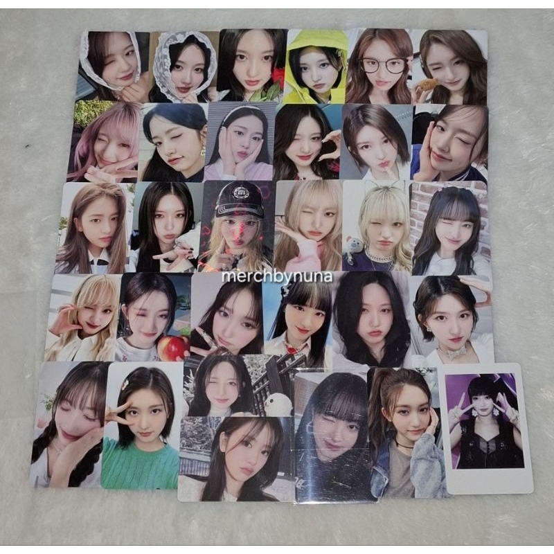 Photocard Wonyoung, Gaeul, Yujin, Rei, Liz & Leeseo Ive Official