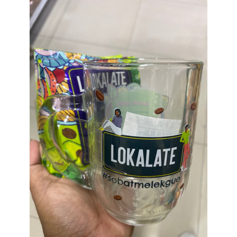 

Kopi Lokalate 10’s kopi kekinian beli 1 hadiah gelas
