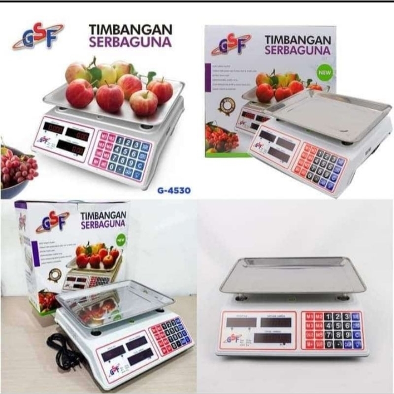 Timbangan digital multifungsi buah GSF 40kg murah premium