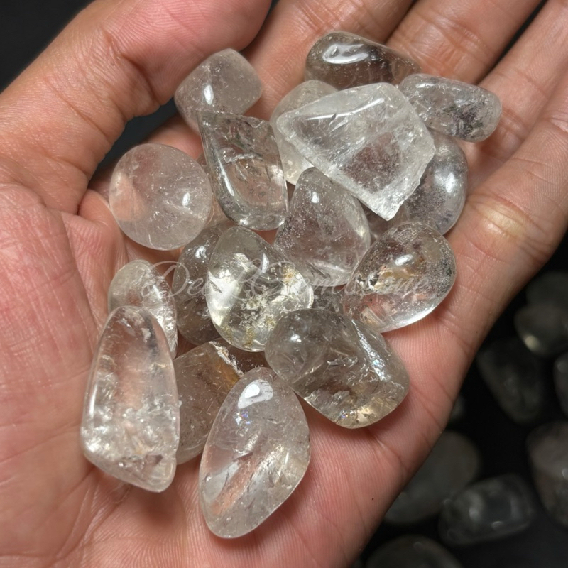 Batu akik kecubung karang / batu kinyang karang / natural batu akik kecubung air