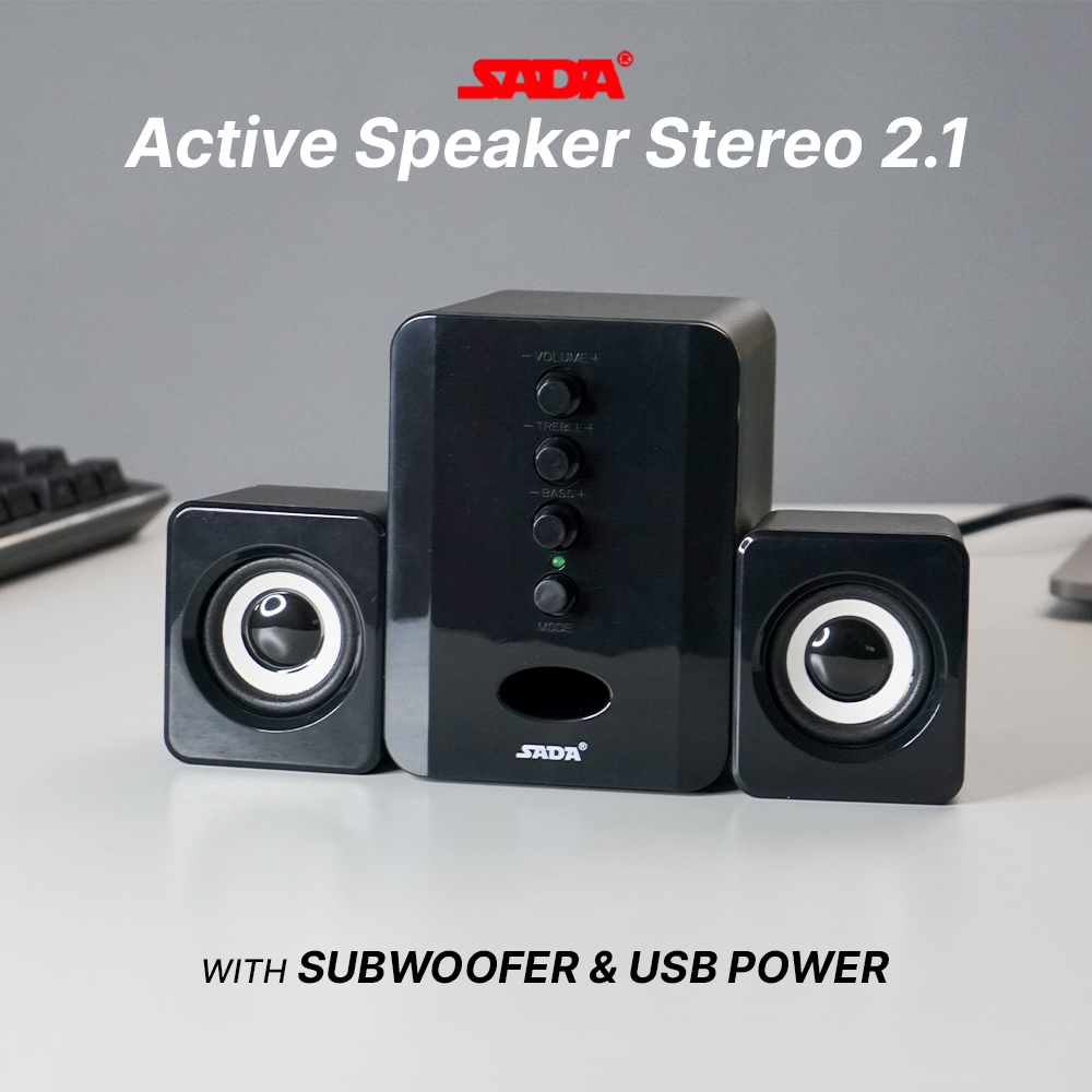 Speaker Stereo 2.1 with Subwoofer & USB Power / Speaker Bluetooth Aktif Jbl Karakter Bagus / Speaker
