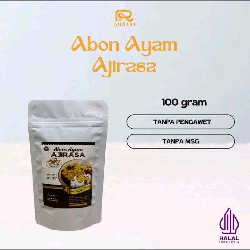 

Abon Ayam Ajirasa Super Kemasan 100gr / Abon Makmur Jaya / Abon Ayam